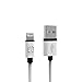Walnut Lightning to USB Cable 4ft / 1.2m with Ultra-Compact Connector Head for iPhone 6 6Plus 5s, iPad Air mini2, iPad 4th gen, iPod touch 5th gen, and iPod nano 7th gen (Black)