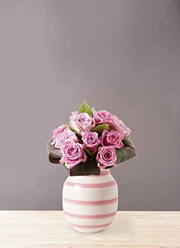 Hitohana ひとはな バラ グラスブーケ パープル S M 安心の定価販売 12本入 オマジオ ベース ローズ付き Omaggio