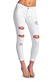BLUE AGE Multistyle Denim and Cotton Skinny Jeans / Pants (11, JP0048_WHITE)