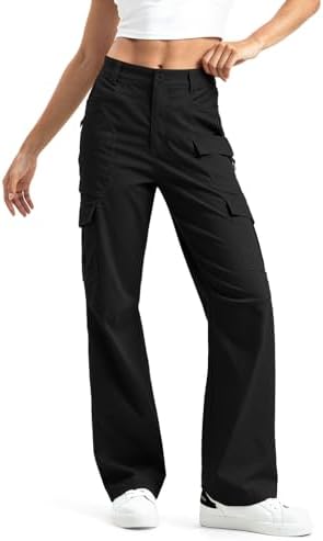 Amazon.com: Women High Waisted Cargo Pants Wide Leg Pants Multiple