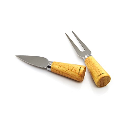 3 Freehawk+Pieces+Cheese+Knives+Stainless