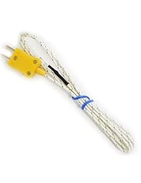 Termómetro Digital Sensor de tipo sonda de temperatura de 2 Vías, Dual termómetro digital de dos canales 2 Sensor de termopar  50 °C 1200 °C y 5 termopar