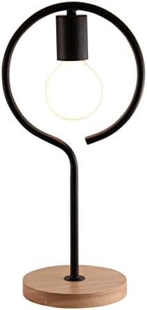 exposed bulb table lamp