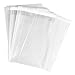 UNIQUEPACKING 100 Pcs 2 3/4 X 3 3/4 Clear Resealable Cello/cellophane Bags Good for 2x3 Item, Business Card