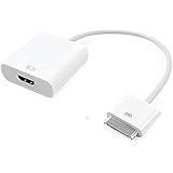 iPad to HDMI Video Converter - Chekue Adapter Cable 1080P for iPhone/iPad/iPod Touch Adapter Tablet PC Laptop Notebook DVD HDTV