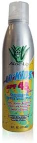 Aloe Up Lil Kids Continuous Spray SPF45 6oz. Two Can Pack by Unique Sports Accessories