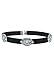 Wink Gal Women's Boho Turquoise Velvet Concho Coins Choker Necklace Black