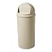 Rubbermaid Commercial Marshal Classic Container, Round, Polyethylene, 15 Gallons, Beige (816088BG)