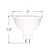 Pack of 6 Luxrite MR16 LED Bulb, 50W Equivalent, 5000K Bright White, 550 Lumens, ENERGYSTAR, 7W LED Spotlight Bulb, 12V, 40 Degree Beam Angle, UL Listed, Dimmable, GU5.3 Base