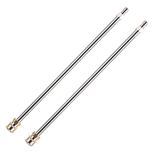 Tool Daily Pressure Washer Extension Wand, 17 inch Power Washer Replacement Lance, 1/4” Quick Connect, 2 PCS