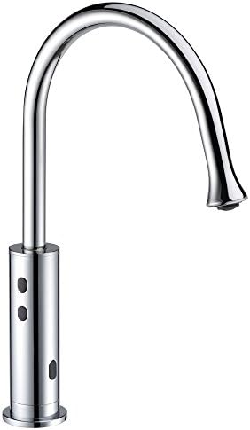 Cinaton 2101 - iSense Automatic Sensor Smart Faucet for Kitchen, Island, Bar, Medical Office Sink (Brush Nickel)