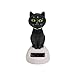 Solar Powered Bobble Head Toy, Jujunx Dancing Animal Swinging Animated Bobble Dancer Toy Car Decor Cat (❤️B)