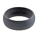 Honor Eternity Ring Men's Silicone Ring Wedding Band (Graphite Grey, 12)