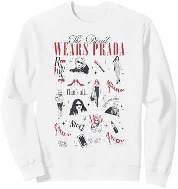 Amazon.com: The Devil Wears Prada - Logo Sweatshirt : Clothing
