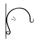 REMARKABLY Sturdy Hanging Plant Bracket, for Heavy Duty DOODADS, Elegant Hook for Wind Chimes, Flower Baskets, Decorative Plants, Wind Spinners, Bird Feeders, Indoor & Outdoor Décor