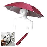 Red Umbrella Hat Golf Fishing Camping Headwear Cap