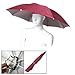 Red Umbrella Hat Golf Fishing Camping Headwear Cap
