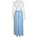 Women Dress,Haoricu Hot Sale!2017 Sexy V-Neck Women Summer Chiffon Sleeveless Boho Chiffon Evening Party Beach Long Dressss White (S, Blue)