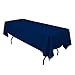 Gee Di Moda Rectangle Tablecloth - 60 x 84 Inch Navy Blue Table Cloth for 5 Foot Rectangle Table - Heavy Duty Washable Fabric - for 5 Ft Buffet Table, Holiday Party, Dinner, Wedding & Baby Shower