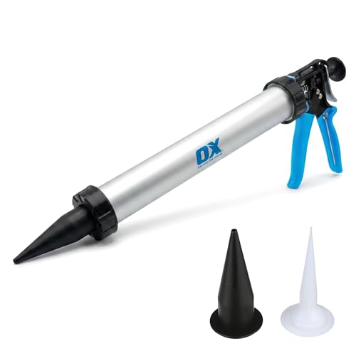 OX Professional Sausage Caulk Gun - 24:1 Thrust Heavy Duty Caulking Gun