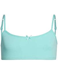 René Rofe - Sujetador de algodón y licra para niñas con correas ajustables (10 unidades)