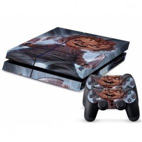 Chucky skin protector for sony ps4 and controller sets