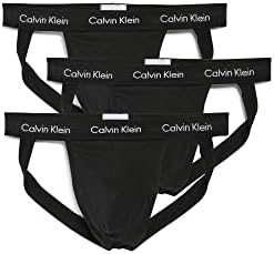 Calvin Klein Men's Intense Power 3-Pack Jock Strap Black/Teal