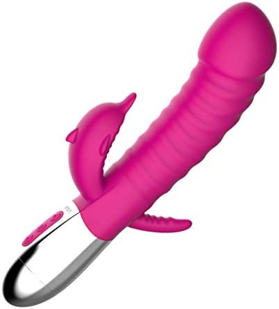 DDapen Intelligent Heating Powerful Rechargeable 10 Modes Upgraded Th-Rusting Ro-tating Novelty Rabbit Wand Toy 100% Waterproof&Ultra-Silent