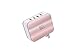 LAX Gadgets SmartPower 4 (30W 4-Port USB Wall Charger) Multi-Port USB Charger with Foldable Plug for iPhone 6s / 6 / 6 Plus, iPad Air 2, Galaxy S6, Note 5 and More (Rose Gold)