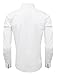 TAM WARE Mens Classic Slim Fit Contrast Inner Long Sleeve Dress Shirts TWNMS314S-1-310N-WHITE-US L
