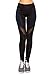 EttelLut Workout Yoga Athletic Mesh Leggings-Cutout Gym Zumba Women Activewear
