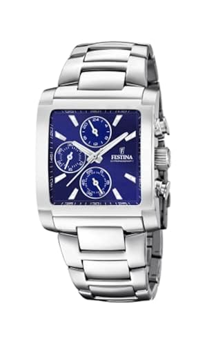 Festina Mens Stainless Steel Chronograph Blue Dial F20423/2