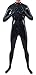 AvaCostume Men's Black Front Zipper Latex Catsuit Bodysuit Unitard Without Hood , XL, Red