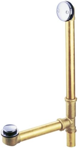 Kingston Brass Dtt2181 Tip-Toe Bath Tub Drain And Overflow Polished Chrome
