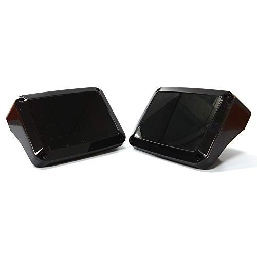 GOHAWKTEQ Smoked LED Tail Brake Lights Lamps for 2007-2017 Jeep Wrangler Brake Reverse Light Rear Back Up Lights G001JP