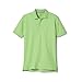 French Toast Little Boys' Short Sleeve Pique Polo, Lime Green, Small/6/7