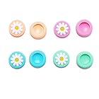 Daisy ジョイスティック サムスティック キャップ ユニバーサル サムスティック グリップ カバー 保護キャップ シリコン ライト ボタン キャップ ロッカー キャップ ゲーム機用 8個