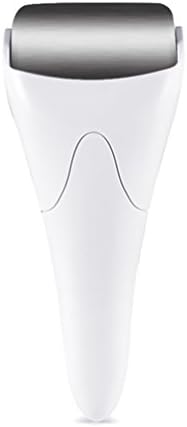 PRETTY SEE Ice Roller for Face and Eyes Cooling Facial Relaxation Tool Reducing Puffiness, Redness, Migraine, Soreness and Pain, Metal Head, White