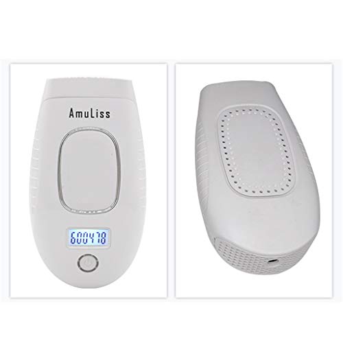 Transer Permanent Hair Removal Device for Women and Men Home Use Hair Removal System for Face Underarm, Bikini Area, Arms, Legs, Chest, Back and Atomach, Compact Hair Removal Epilator (White)