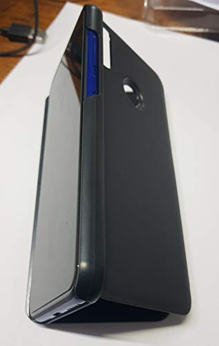 BuyFeb Leather Flip Cover for Xiaomi Redmi Note 7 / Redmi Note7 Pro/Redmi Note 7S (Mirror Black)
