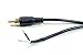 6-ft RCA Male Shielded Audio Cable To Bare Wire For Speakers and Subwoofer, Heavy-Duty
