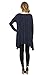 Frumos Womens Tunic Tops for Leggings Round Neck Top Navy 2X-Large