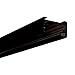 Lithonia Lighting LTS8 DBL M6 1-Circuit Track Section with End Caps, 8', Black