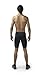 Sub Sports Mens Compression Shorts Running Base Layer Sweat Wicking Stretch -M