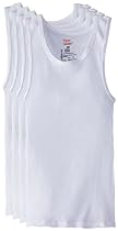 Hanes Boys' 5  Pack Ultimate Comfortsoft  Tank