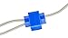 50 PCS Blue Solderless Quick Splice Snap Wire Connector, 18 Through 14 Gauge