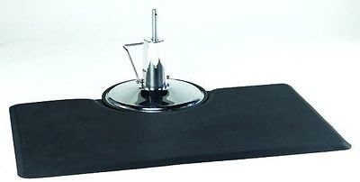 Allure Home Style - Rectangle 5'x3' 1/2" Thick Barber Salon Anti Fatigue Floor Mat Beauty Supplier