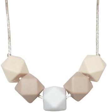Silicone Baby Teether Necklace for Moms - Non-Toxic, BPA-Free, Stylish, Trendy, Great for Soothing Teething Babies, Great Gift for Other Moms - Teether Necklace