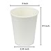 Fit Meal Prep 100 Pack 8 oz Disposable Coffee Cups with Lids and Stirrers, Premium To Go Coffee Cups with Lids, Leak Proof Paper Travel Coffee Cups for Cold/Hot Beverage, Durable for Office Business
