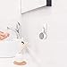 Google Home Mini Wall Mount Holder,Heavy Protection Space-Saving Outlet Wall Mount Hanger Stand Accessories for Google Home Mini Voice Assistant Speaker - 2019 Model (White)